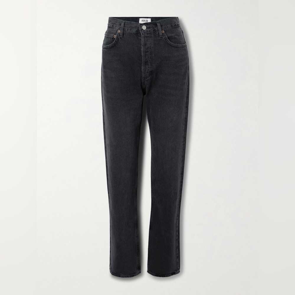 AGOLDE 90s Pinch Waist Long high-rise straight-leg jeans